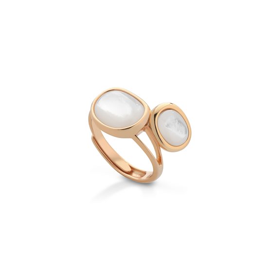 Anillo Lelune Mujer LELUNE GLAMOUR in Plata Madreperla LGRN757.1 - LGRN757.1